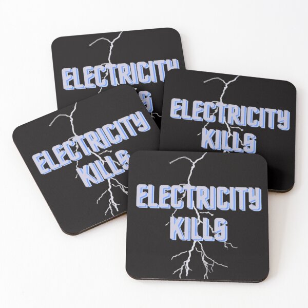 Item preview, ELECTRICITY KILLS Purple Sticker designed and sold by tinyindiangirl.