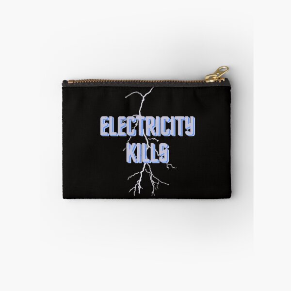 Item preview, ELECTRICITY KILLS Purple Sticker designed and sold by tinyindiangirl.