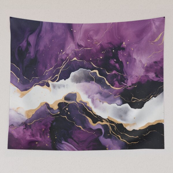 Item preview,  Purple Marble White Gold Smoke Glitter Rich  #decor #art #design designed and sold by GrinGalore.