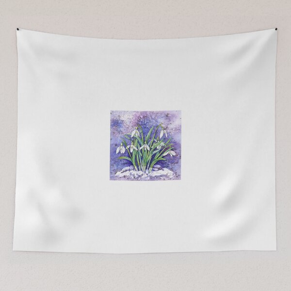 Item preview, Snowdrops (watercolour on paper) designed and sold by Painting By Nature.
