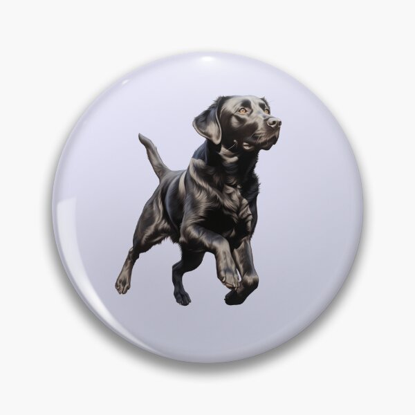 Item preview, Copy of Playful Black Labrador with Tennis Ball Illustration designed and sold by solrevolver.