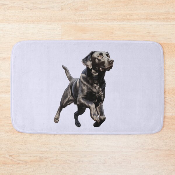 Item preview, Copy of Playful Black Labrador with Tennis Ball Illustration designed and sold by solrevolver.