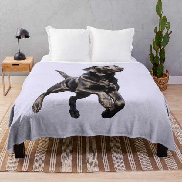 Item preview, Copy of Playful Black Labrador with Tennis Ball Illustration designed and sold by solrevolver.