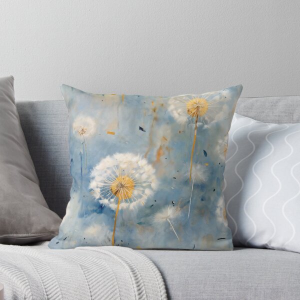 Aperçu de l'œuvre Pissenlits fantaisistes avec graines flottantes 2 - Motif floral créée et vendue par HAL2501.