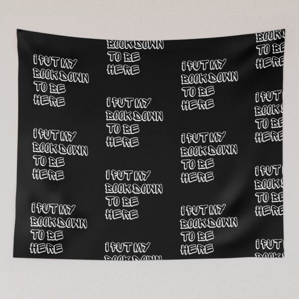 Item preview, I Put My Book Down To Be Here | Book Aesthetic quotes | Book Lovers designed and sold by PurpleWay.