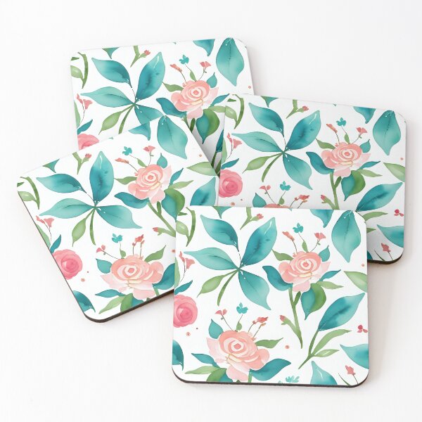 Item preview, Floral Watercolor with Green Leaves designed and sold by artsake4.
