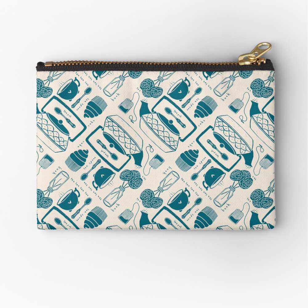 Time for Tea Zipper Pouch