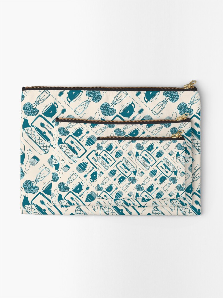 Alternate view of Time for Tea Zipper Pouch