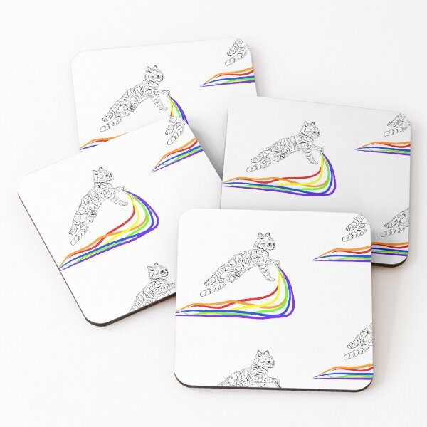 Item preview, RAINBOW CAT PUKE -PRIDE designed and sold by Lovesicker.