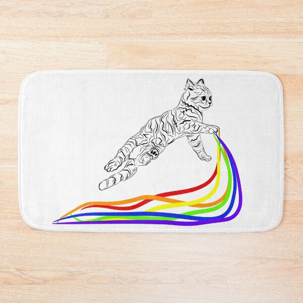 Item preview, RAINBOW CAT PUKE -PRIDE designed and sold by Lovesicker.