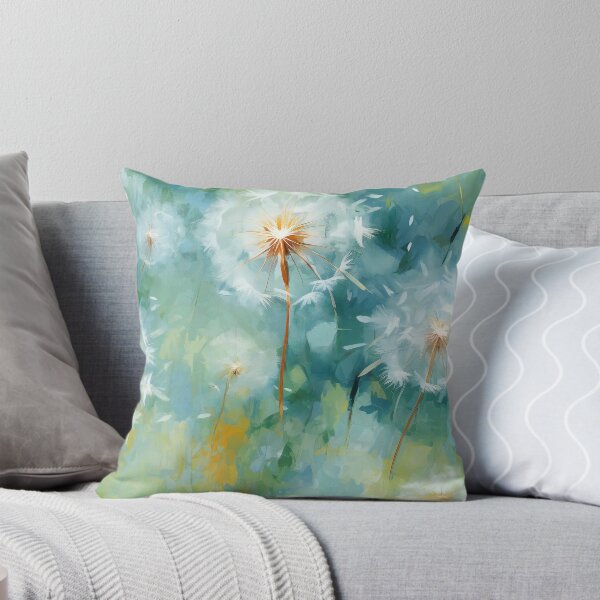 Item preview, Morning Dew on Dandelion 2 - Impressionist Floral Pattern designed and sold by HAL2501.