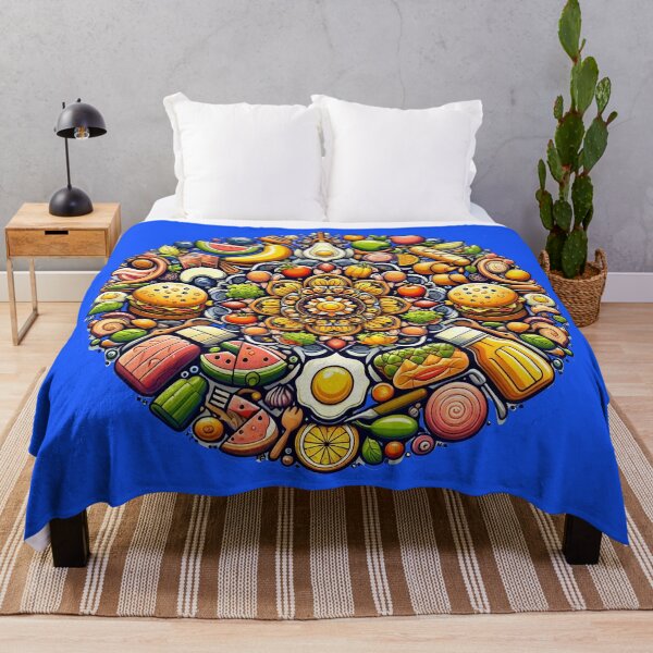 Item preview, Edible Euphoria: A Food Mandala designed and sold by Jolly-Drawings.