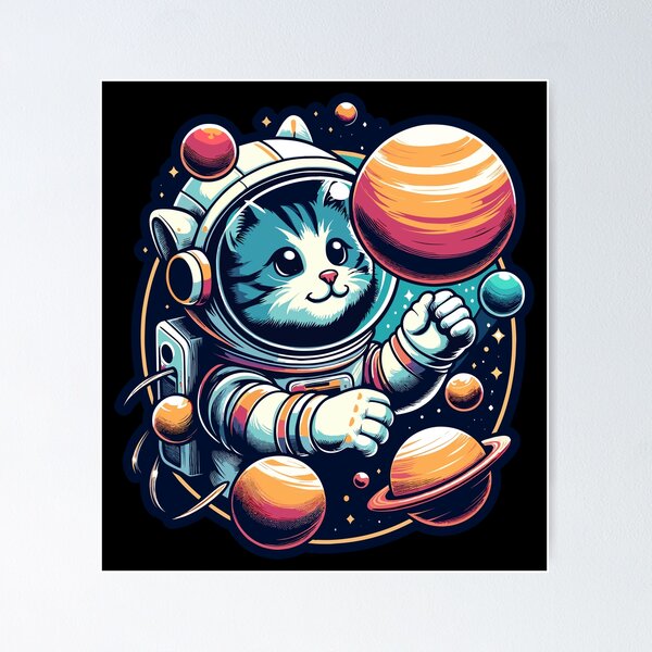 Item preview, Feline Explorer designed and sold by Ikibrai.