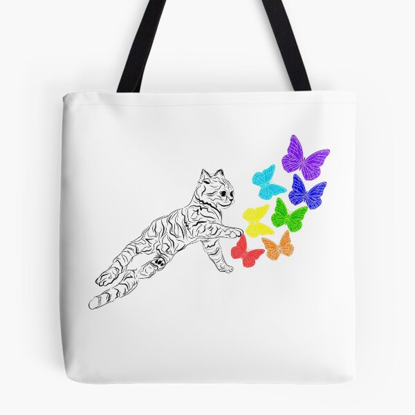 Item preview, RAINBOW CAT PUKE BUTTERFLIES designed and sold by Lovesicker.