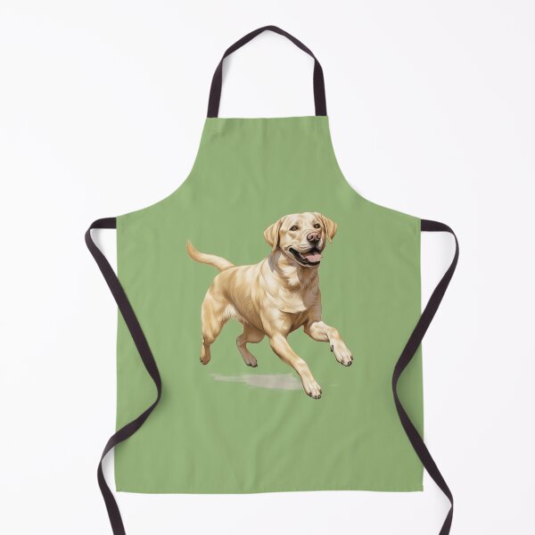 Item preview, Golden Labrador Retriever in Joyful Stride Illustration designed and sold by solrevolver.