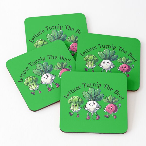 Item preview, Lettuce Turnip The Beet Funny Pun designed and sold by TwistedRabbit12.