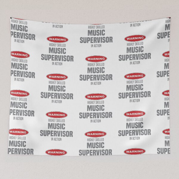 Item preview, Highly Skilled Music Supervisor in Action designed and sold by NermilioDesigns.