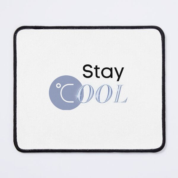 Item preview, Stay cool logo design-funny cute art print designed and sold by HoneyBlizz.