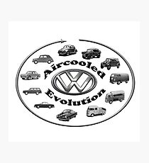 Aircooled VW - Evolution Photographic Print