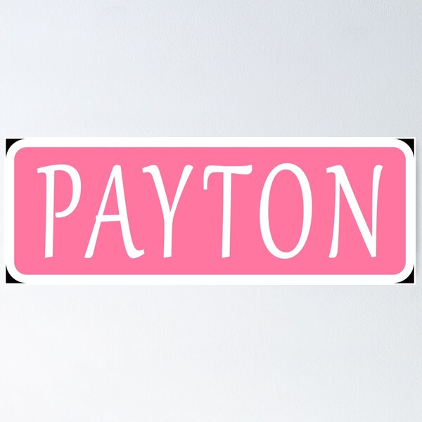 Item preview, Payton Girls Name designed and sold by Jeallan Designs.