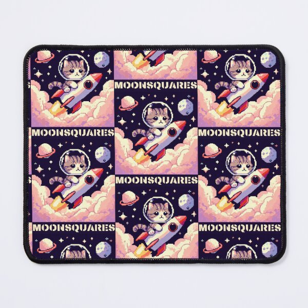 Item preview, Rocket Kitty Pixel designed and sold by MOONSQUARESshop.