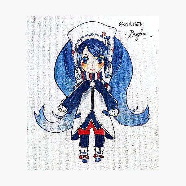 Item preview, Snow Miku 2016 finalist designed and sold by Paper HANk.