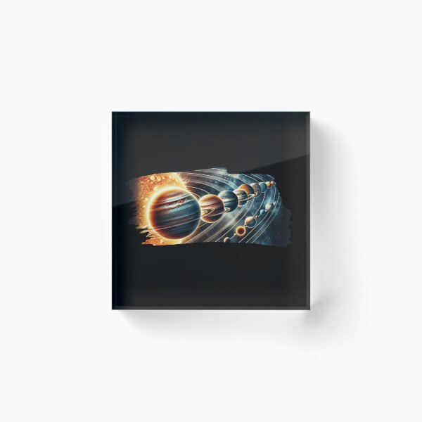Item preview,  "Cosmic Harmony - Solar System Alignment" designed and sold by ChromaticBlend.