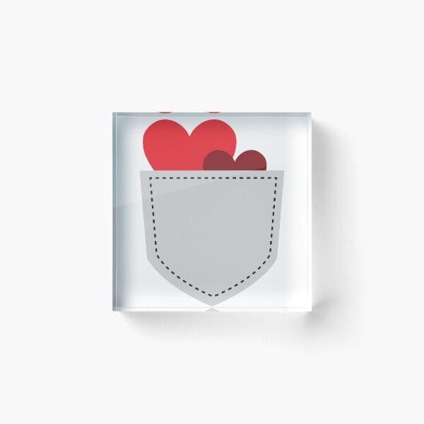 Item preview, Fusion Hearts - Intense Red Pocket of Love designed and sold by Crea-Designer.