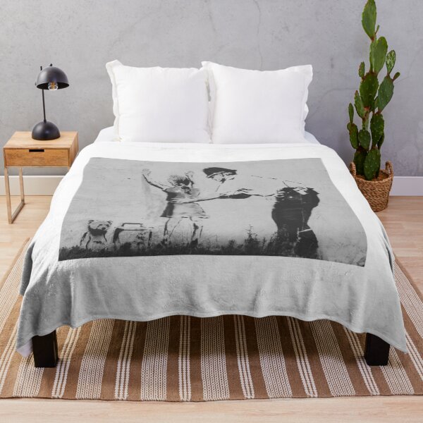 Item preview, Banksy policía buscando chica designed and sold by QuirkByLgnatius.