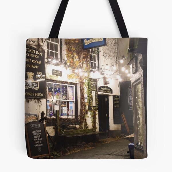 Item preview, The Fountain Inn, Mevagissey designed and sold by DMHotchin.
