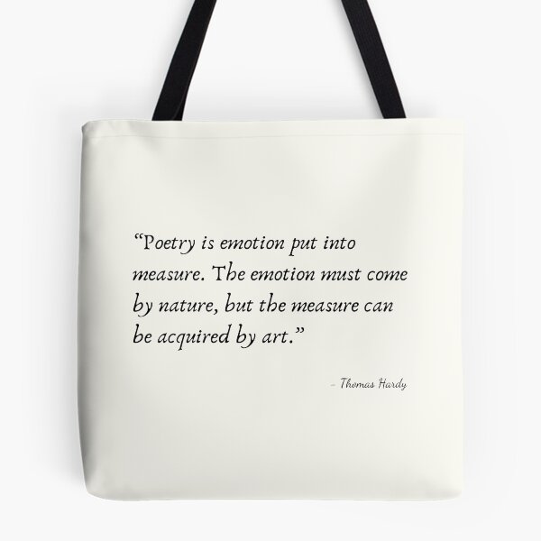 Item preview, A Quote about Poetry by Thomas Hardy designed and sold by Poemit.