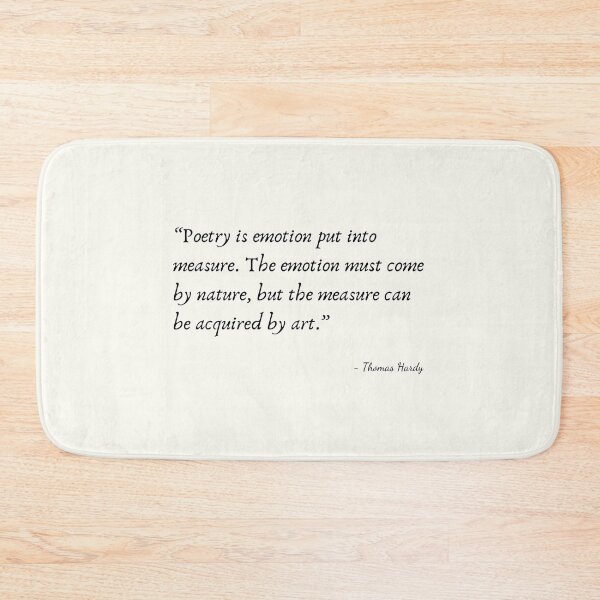 Item preview, A Quote about Poetry by Thomas Hardy designed and sold by Poemit.