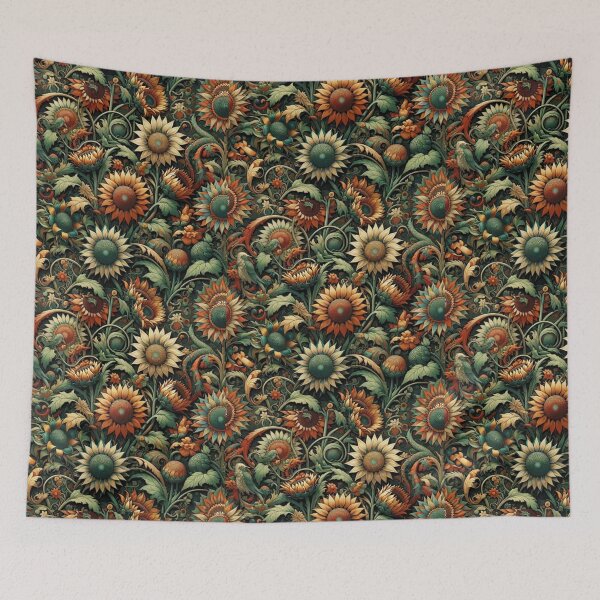Item preview, Vintage Blooms: Retro Floral Patterns for Boho Soul designed and sold by Frenur.
