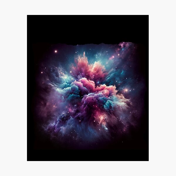 Artikelvorschau, „Interstellare Wolken – Lebendiger kosmischer Nebel“ entworfen und verkauft von ChromaticBlend.