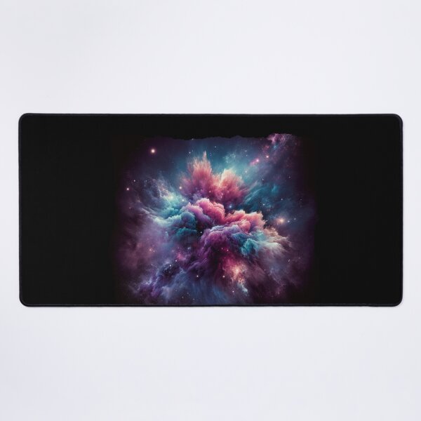 Item preview, "Interstellar Clouds - Vibrant Cosmic Nebula" designed and sold by ChromaticBlend.