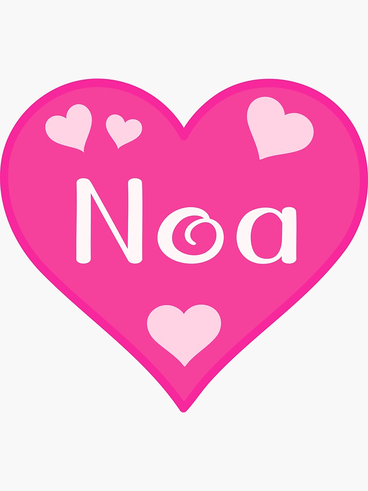 I Love Noa Stickers for Sale | Redbubble
