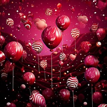 Artwork thumbnail, burgundy festive by shinypeace