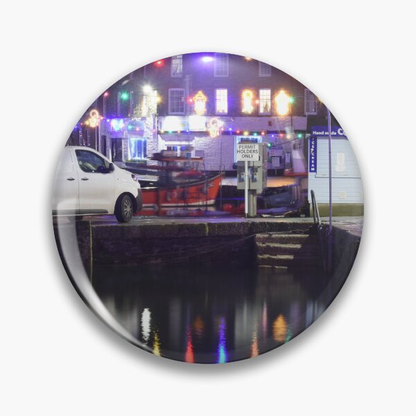 Item preview, Mevagissey Harbour at Christmas designed and sold by DMHotchin.
