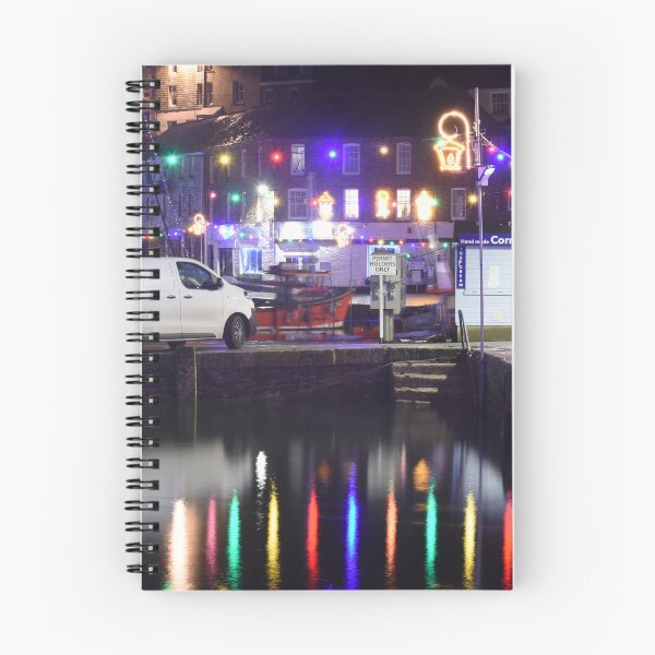 Item preview, Mevagissey Harbour at Christmas designed and sold by DMHotchin.