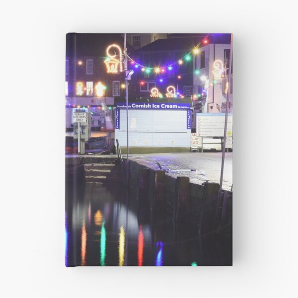 Item preview, Mevagissey Harbour at Christmas designed and sold by DMHotchin.