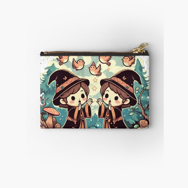 Item preview, Twin Druids Calling Forth Birds From The Forest In A Starry Night designed and sold by İlker Berk Ergan.