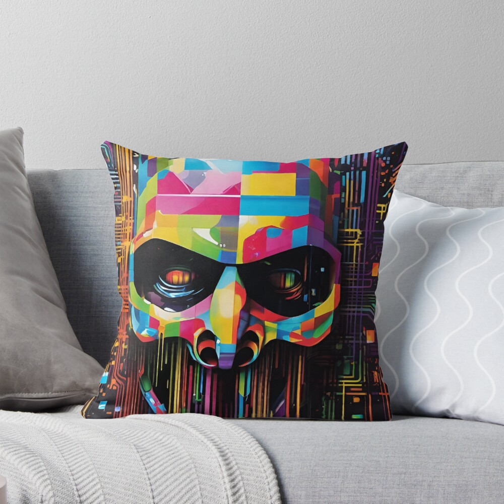 Item preview, Throw Pillow designed and sold by MatrixTattoo.