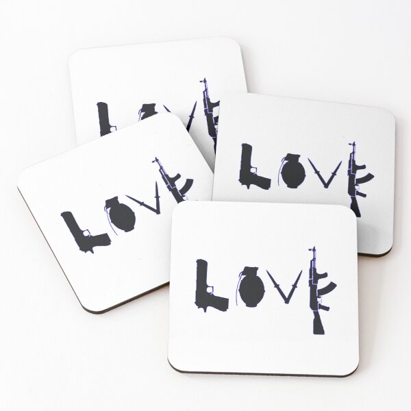 Item preview, Banksy Love Guns designed and sold by QuirkByLgnatius.