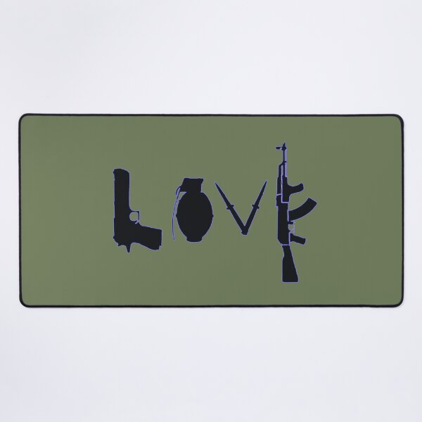 Item preview, Banksy Love Guns designed and sold by QuirkByLgnatius.