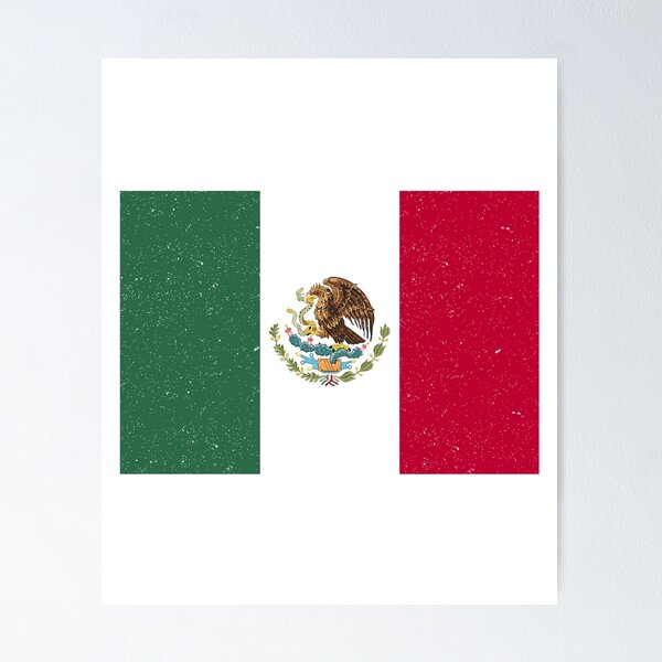 Item preview, Mexico Vintage Flag designed and sold by kreativedesigns.