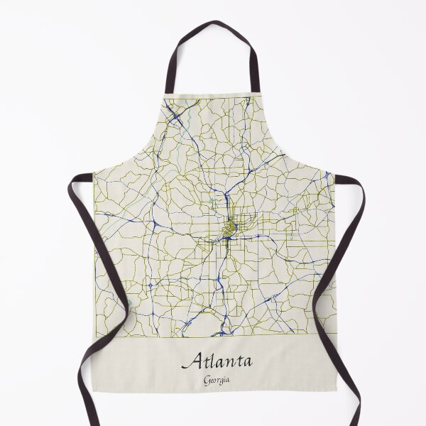 Item preview, Atlanta Georgia Named City Map - Hand-Drawn designed and sold by StylishStacks.