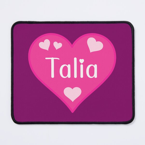 Item preview, Talia Name Pink Heart designed and sold by Jeallan Designs.