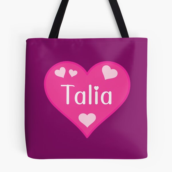 Item preview, Talia Nombre Corazón Rosa designed and sold by Jeallan Designs.