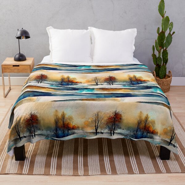 Item preview, Wineth - Abstract Winter Landscape (5/16) designed and sold by sabantha.