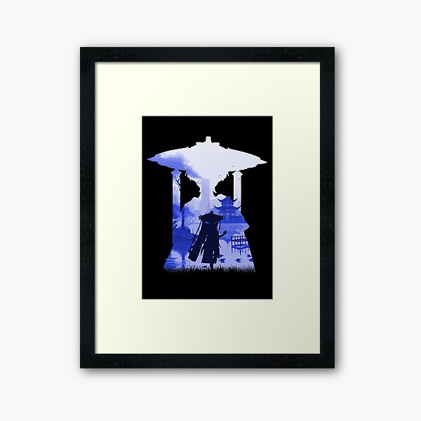 Aperçu de l'œuvre Genshin Impact - Scaramouche *Illusion négative* créée et vendue par MyRetroArt.
